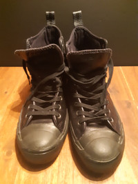 Vintage Converse x Jack Purcell High Top Black Leather Men’s 9