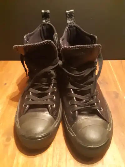 Vintage Converse x Jack Purcell High Top Black Leather Men’s 9, View more