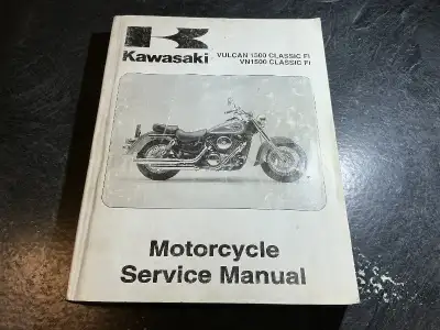 2000 Kawasaki Vulcan 1500 Classic Fi, VN1500 Service Manual, View more