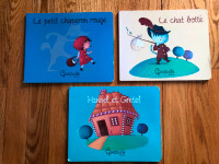 LOT DE 3 LIVRES ENFANT : pages cartonnées (7$ pour les 3 livres)