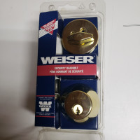 Weiser deadbolt lock new