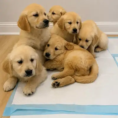 ❤️Purebred golden retriever puppies ❤️, View more