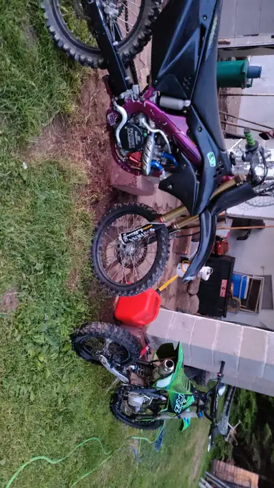 2006 kx250f blown up looking for trades or 1500 keep you low balling to your self
