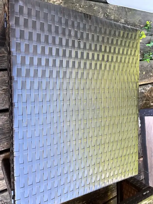 2 Piece Patiojoy Rattan Ottomans Outdoor Furniture Stools Benche in Patio & Garden Furniture in City of Toronto - Image 5