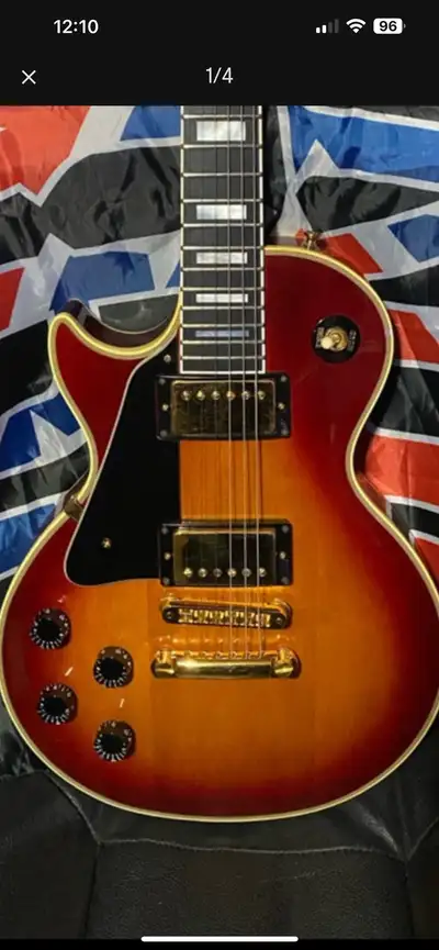 2-les Paul custom cherryburst lefthand gibsons, View more