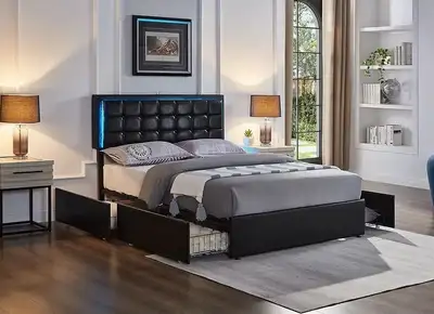 Ensemble Double – lit et matelas inclus, View more