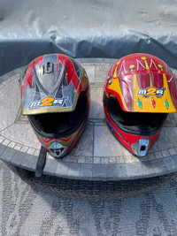 2  Motocross Helmets M2R