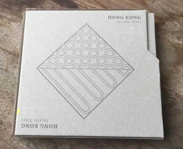 Concrete Coasters Set : Directional Tile and Hazard Warning Tile