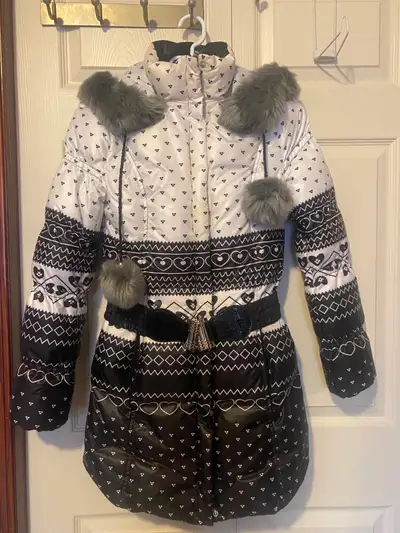 winter feather puffer jacket - size S, View more