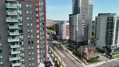 Hi, this is a rental unit in a big apartment at 168 king street N, MARQ properties, waterloo uptown....