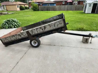 5 x 8 utility trailer. Tilt option for easy loading. New coupler and good tires.