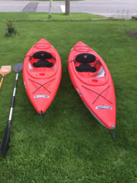 two pelican summit 100x kayaks - mint condition - $300 each
