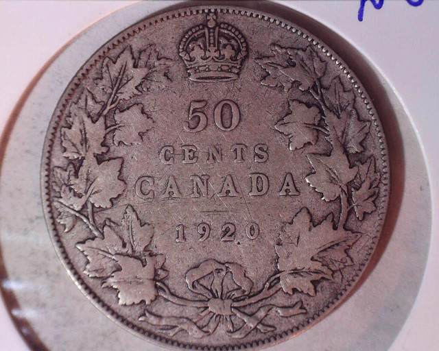 monnaie de collection 50 cents 1920 dans Art et objets de collection  à Ouest de l’Île