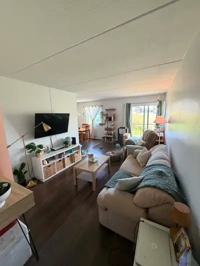 Grand 4 1/2 au rez-de-chaussée à louer, secteur St-Odile. 1350$/mois chauffage et eau chaude d'inclu...
