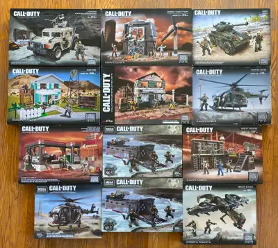Call of Duty Larger Sets by Mega Bloks: $200 each set plus shipping