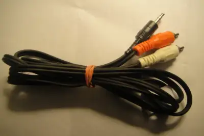 3.5mm Jack Plug to 2-3 RCA Male Connectors Adapter Video AV Cord, View more