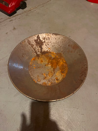 Vintage gold pan