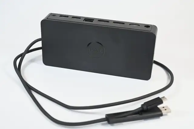 Dell D6000 Universal Dock Station USB 3.0 USB-C 4K No PSU Read! in Laptop Accessories in City of Toronto - Image 2