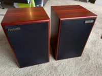 harbeth speakers p3esr xd cherry wood with stands