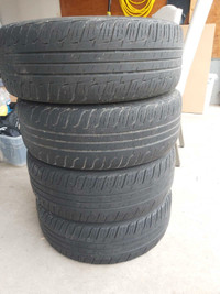 14" Summer Tires on Alloy Rims - P185/60 R14