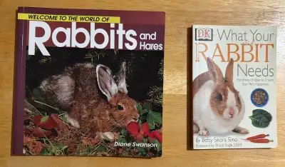 If you’re getting your child, a pet rabbit these are excellent books with great information on how t...