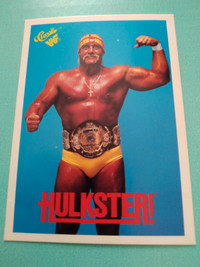 1990 Hulk Hogan WWF wrestling classic trading card in very good 