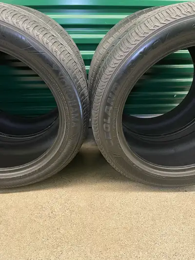 Set4️⃣. 255/50R19 107W XL. Yokohama GEOLANDAR X-CV ALL SEASON TIRE. FIRM $380: Four Used All Seasons...