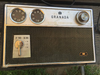 Various vintage portable radios