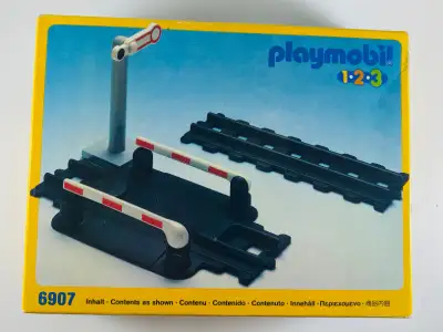 SELLING: Playmobil 1.2.3 Railroad Crossing (model 6907, circa 1992, New in box) I have for sale a br...