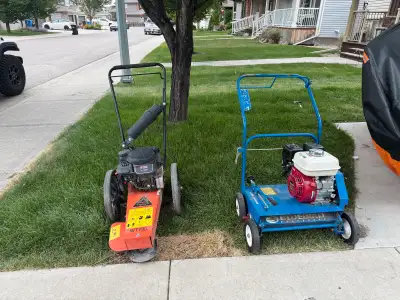 blue bird power rake + push weed eater ( read ad ), View more