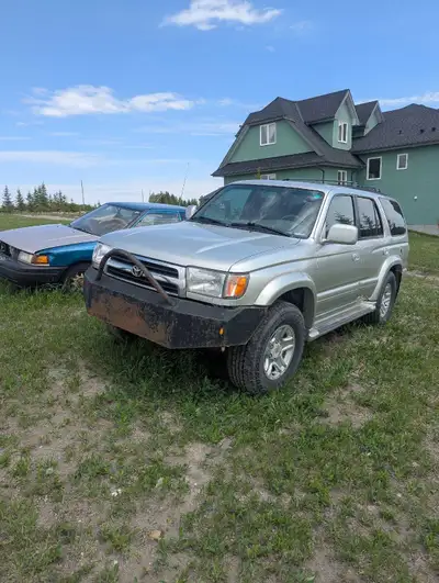 3000 OBO 1999 limited Toyota 4Runner, she's served me well for many years and I'm sad to see her go...