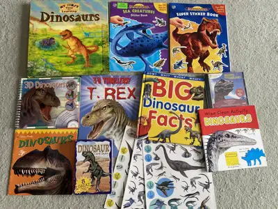 Dinosaur kids books and toys, View more