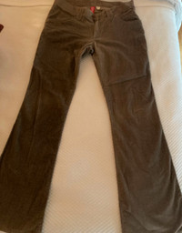 Light brown velvet H&M pants