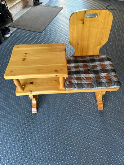 Solid pine bench, View more