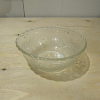Nice Cut Pressed Glass Bowl