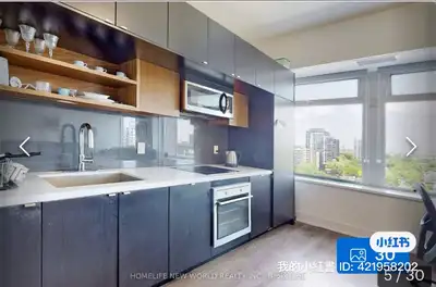 Midtown 1+1 condo unit with 1 parking and 1 locker for rent