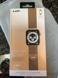 Laut 38mm/40mm Steel Loop Apple Watch  Band Rose Gold BRAND NEW