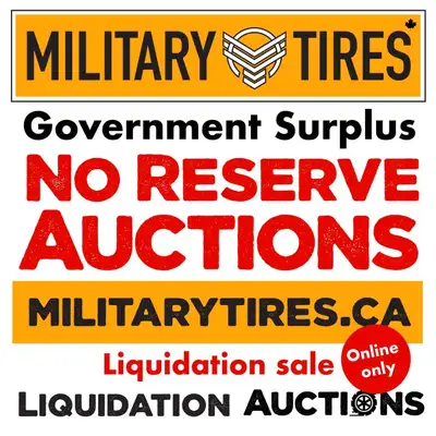 MILITARY TIRES, official government contractor on managing tires and wheels for military bases, open...