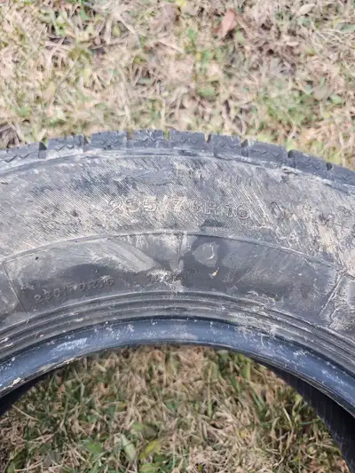Pair of Ironman winter tires thread is about 98% used for one season 4037971904