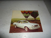 1977 FORD MUSTANG II DEALER BROCHURE. FRENCH LANGUAGE. CAN MAIL.