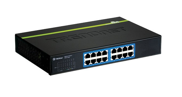 TRENDnet 16-Port Unmanaged Gigabit GREENnet Switch in Networking in Bedford