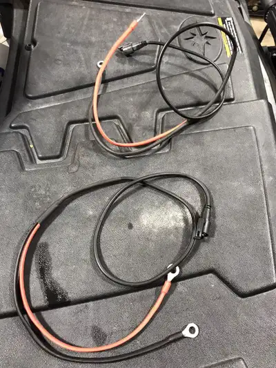 Two heated shield battery connection cords, View more