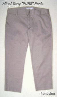 Alfred Sung “PURE” women's pants, 2, grey