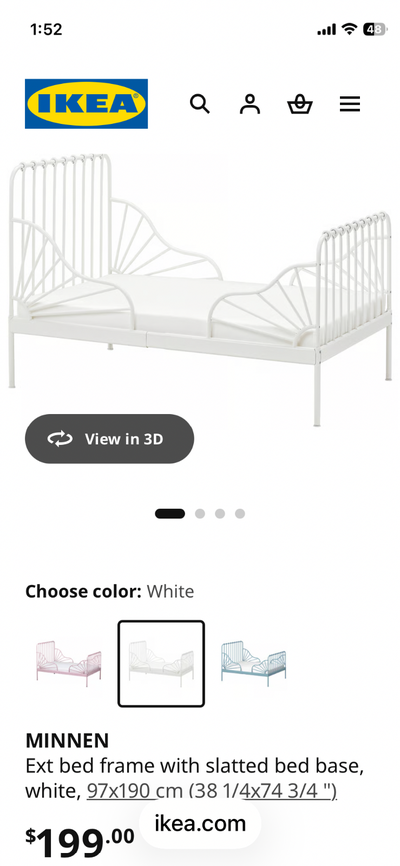 Ikea Kids bed, View more