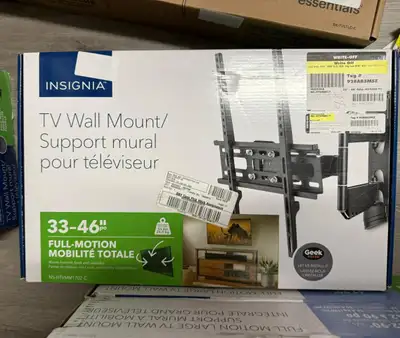 Wall Mount Tv Insignia 33''-46'' Full Motion-NS-HTVMM1702-C, View more