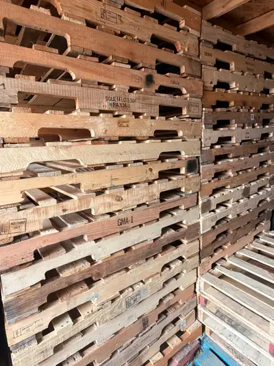 Refurbished Wooden Pallets – Like New – $9 Each, View more