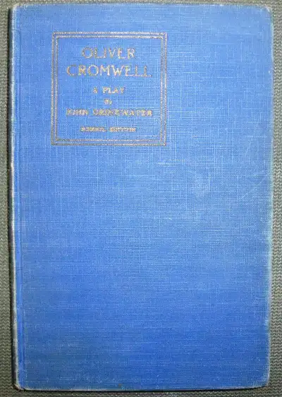 Oliver Cromwell is a play by John Drinkwater and published with a copyright of 1921. Book has 96 pag...