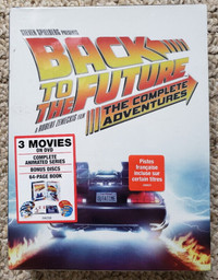 BACK TO THE FUTURE 'THE COMPLETE ADVENTURES' DVD SET NEW SEALED