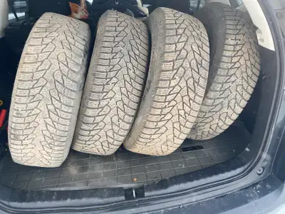 For sale: 4 Winter Radial Tires, size 215/65R17, on rims. Price negotiable. Ottawa, barrhaven