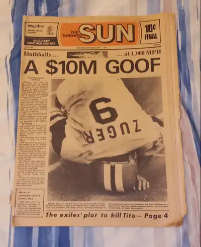 Toronto Sun newspapers Vintage collection, View more